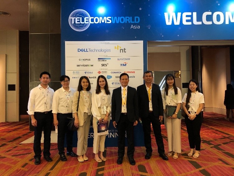 อกธ. และ อพธ. เข้าร่วมการประชุมความคืบหน้าและหาโอกาสทางธุรกิจ ในงาน Telecom World Asia 2022, Central World